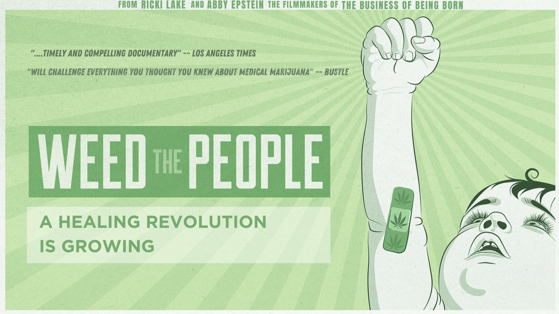 Film title image for Weed the People documentary